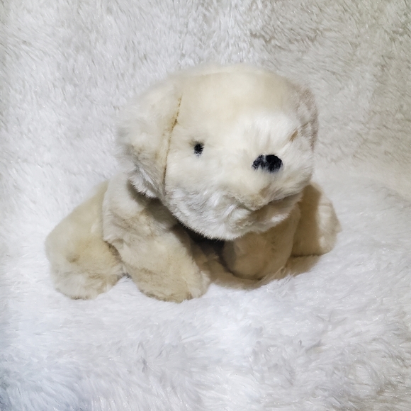 Pottery Barn ANDREW Plush Polar Bear 14" Floppy Stuffed Animal Toy - Picture 1 of 3